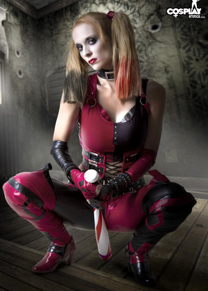 Cosplayerotica Harley Quinn Tabby Stripping Transparent