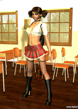 Hdanimations Hdanimations Model Kinky 3d Schoolgirl Hqporner