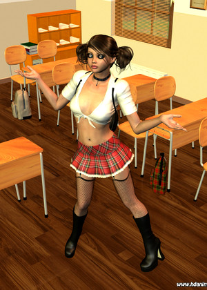 Hdanimations Hdanimations Model Kinky 3d Schoolgirl Hqporner