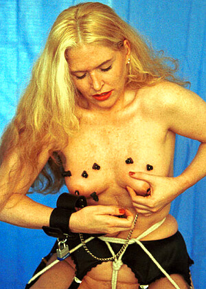 free sex pornphotos Hogtied Paige Specials Blonde Filled