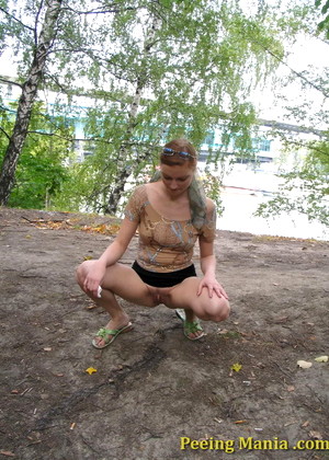Peeingmania Peeingmania Model Muscles Pissing Woman Leggings Anal