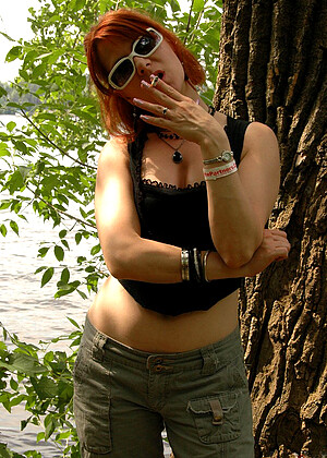 free sex photo 14 Mina ddfprod-redhead-english-hot smokingmina